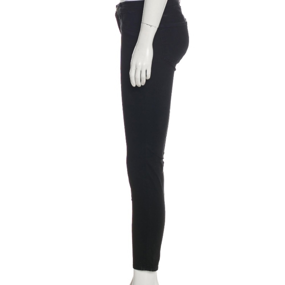 J Brand black mid rise Capri length skinny jeans size 25